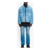 Chaqueta de Denim para hombre Balenciaga SS21 con logotipo clásico, azul claro 657608TDW154307