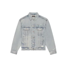 Chaqueta de Denim unisex con logotipo FW21 Azul 664329TBP488961