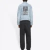 Chaqueta de Denim unisex con logotipo FW21 Azul 664329TBP488961