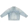 Chaqueta de Denim vintage 3B Sports, talle grande, «azul claro» 704299TJW798469