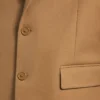 Chaqueta de hombre de corte normal y un solo botonero en color camel Chaqueta de hombre de corte normal y un solo botonero en color camel