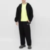 Chaqueta de manga larga con cremallera Balenciaga SS21 para hombre, color negro, 641659TIV551070
