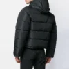 Chaqueta de plumón con estampado de logo pequeño «Negro» 556231TYD331000