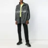 Chaqueta de track de nylon a cuadros «Negro» 571439TEM181070