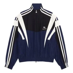 Chaqueta deportiva de chándal «Indigo Black White» 681438TKO484063