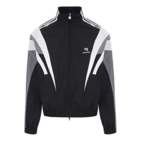 Chaqueta deportiva de chándal «Negro, gris, blanco» 681438TKO481269