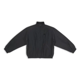 Chaqueta deportiva de nylon de chándal oversize «Black» 706440TKO481000