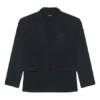 Chaqueta grande de punto retro Balenciaga FW21 para hombre, color negro 662388TAV041000