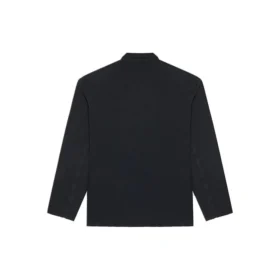 Chaqueta grande de punto retro Balenciaga FW21 para hombre, color negro 662388TAV041000