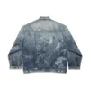 Chaqueta oversize con grafitis «Azul claro» 745048TNW014012