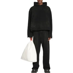 Chaqueta sin botones «Black Soft Denim» 719313TNW541129