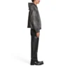Chaqueta sin botones «Denim japonés negro» 719313TBP473340