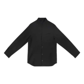 Chaqueta tipo camisa de lana «Negro» 704451TIT221000