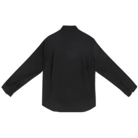 Chaqueta tipo camisa de lana «Negro» 704451TIT221000