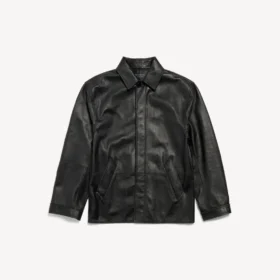 Chaqueta tipo carcoat para hombre en negro