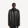 Chaqueta tipo carcoat para hombre en negro Chaqueta tipo carcoat para hombre en negro