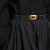 Cinturón Clicca para mujer en negro Cinturón Clicca para mujer en negro