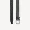 Cinturón de sastrería para hombre en negro