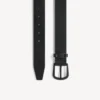Cinturón de traje para hombre en negro