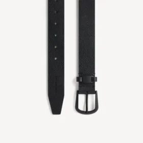 Cinturón de traje para hombre en negro
