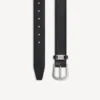 Cinturón de traje para hombre en negro