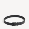 Cinturón de traje para hombre en negro