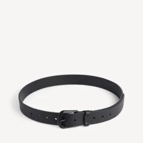 Cinturón de traje para hombre en negro