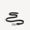 Cinturón fino BB Hourglass para mujer en negro