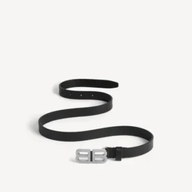 Cinturón fino BB Hourglass para mujer en negro