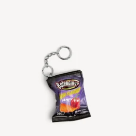 Colgante/llavero para hombre «Chips» en color paprika