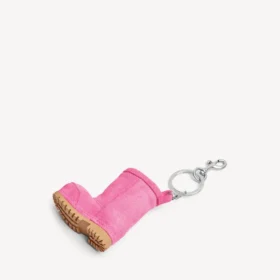 Colgante/llavero para mujer con mini bota Alaska en rosa