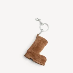Colgante/llavero para mujer «Mini Alaska Boot» en color noce