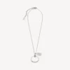 Collar con anillo Saint-Germain en plata brillante Collar con anillo Saint-Germain en plata brillante