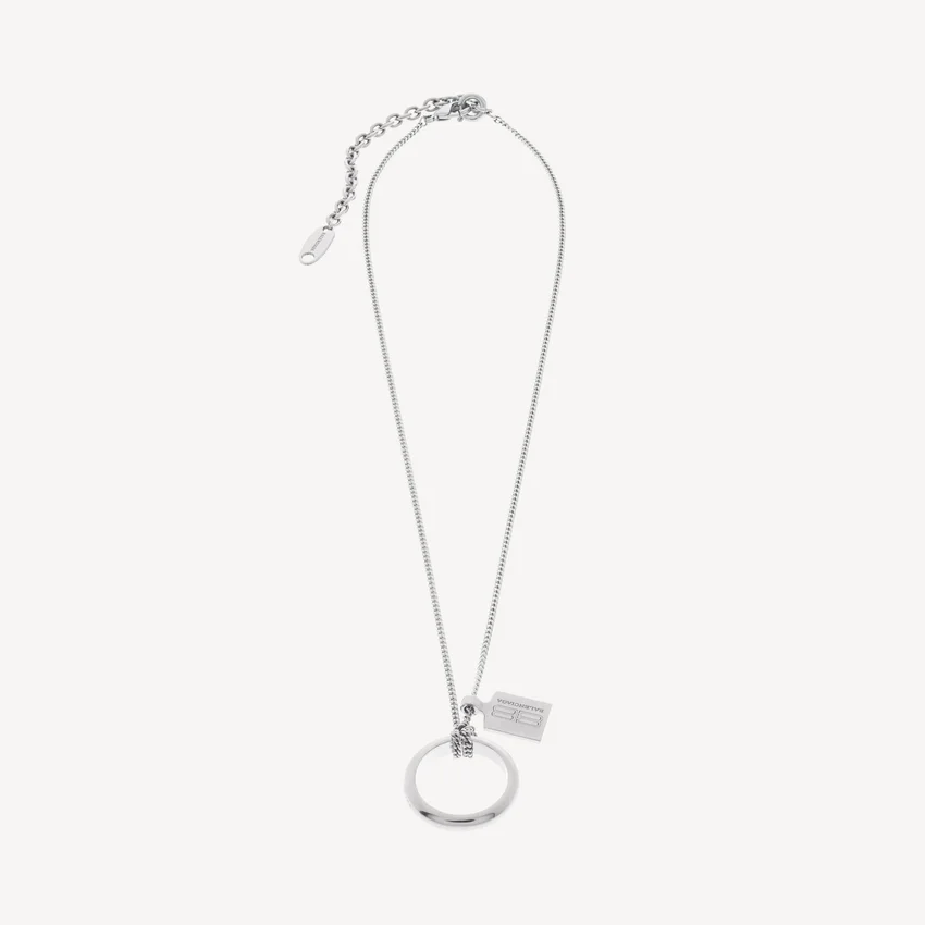 Collar con anillo Saint-Germain en plata brillante Collar con anillo Saint-Germain en plata brillante