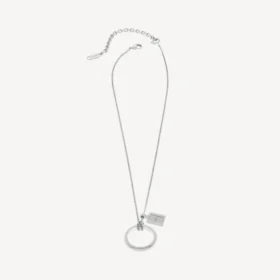 Collar con anillo Saint-Germain en plata brillante