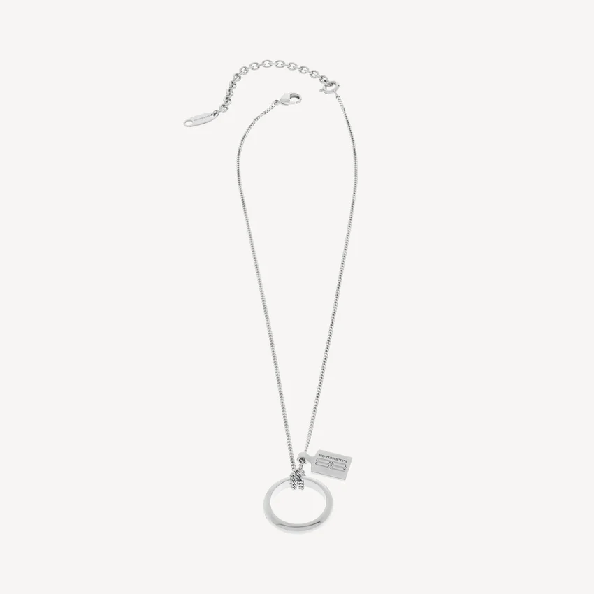 Collar con anillo Saint-Germain en plata brillante Collar con anillo Saint-Germain en plata brillante