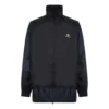 Cortavientos de nylon con patchwork y cremallera completa «Azul marino y negro» 623019TIO544100