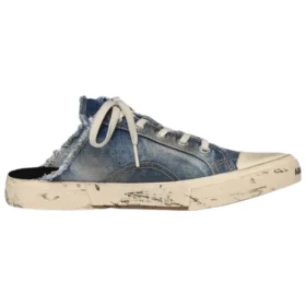 Denim Mules desgastadas «Paris» «Blue» 693952W3RCL4090