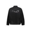 Denim Political Campaign Jacket with Adhesive Tape «Black» 724651TNW111700