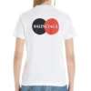 Estampado, cuello redondo, manga corta, blanco 612964TIV799000
