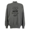 Este no es el nuevo suéter con el logotipo de Balenciaga «Dark Grey» 652981TKVE41069