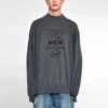 Este no es el nuevo suéter con el logotipo de Balenciaga «Dark Grey» 652981TKVE41069