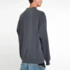 Este no es el nuevo suéter con el logotipo de Balenciaga «Dark Grey» 652981TKVE41069