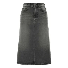 Falda de línea A FW21 «Denim gris lavado» 646913TBP477767