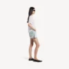 Falda-pantalón para mujer en azul claro