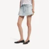 Falda-pantalón para mujer en azul claro