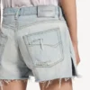 Falda-pantalón para mujer en azul claro