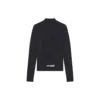 FW21 Camiseta deportiva de corte ajustado, manga larga, color negro 6617534B0B11077