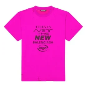 FW21 de manga corta rosa y rojo 661705TKVE16817