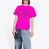 FW21 de manga corta rosa y rojo 661705TKVE16817